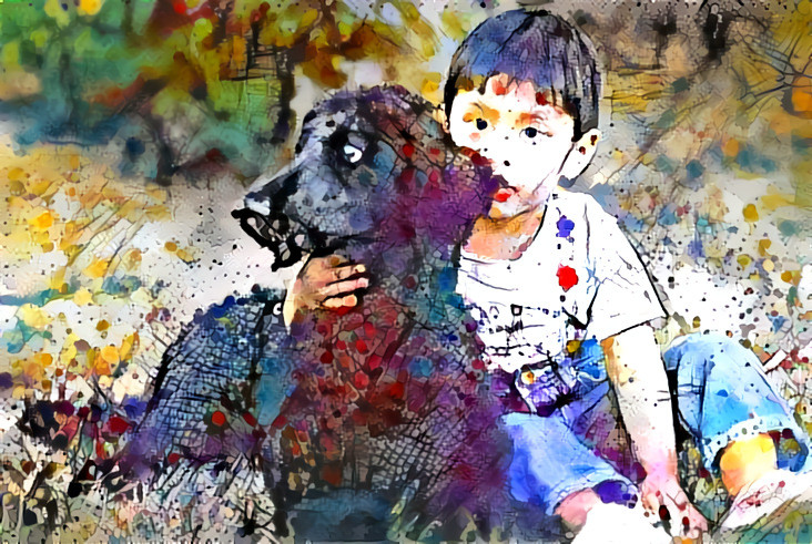 Son &amp; dog