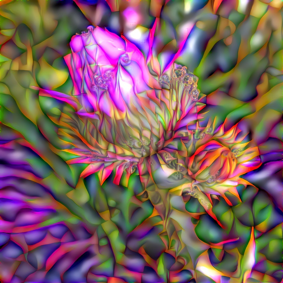 Fractal on Spring Thistle-01