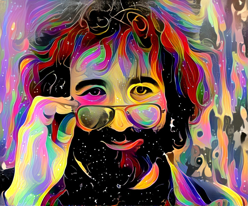 Psychedelic Jerry Garcia