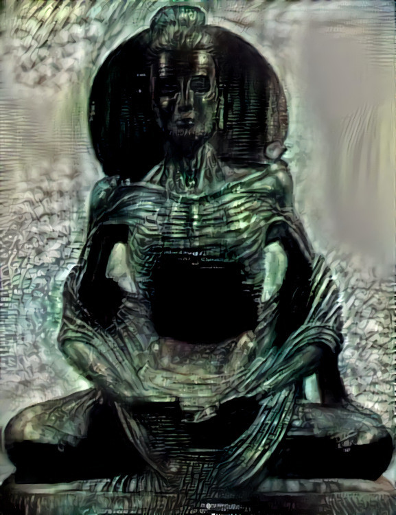 Dark Ascetic Buddha