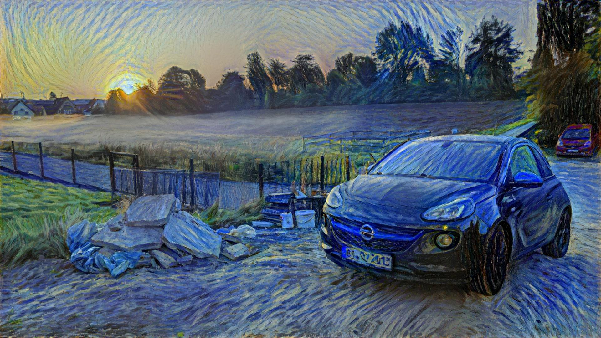 Opel Adam in the Morning