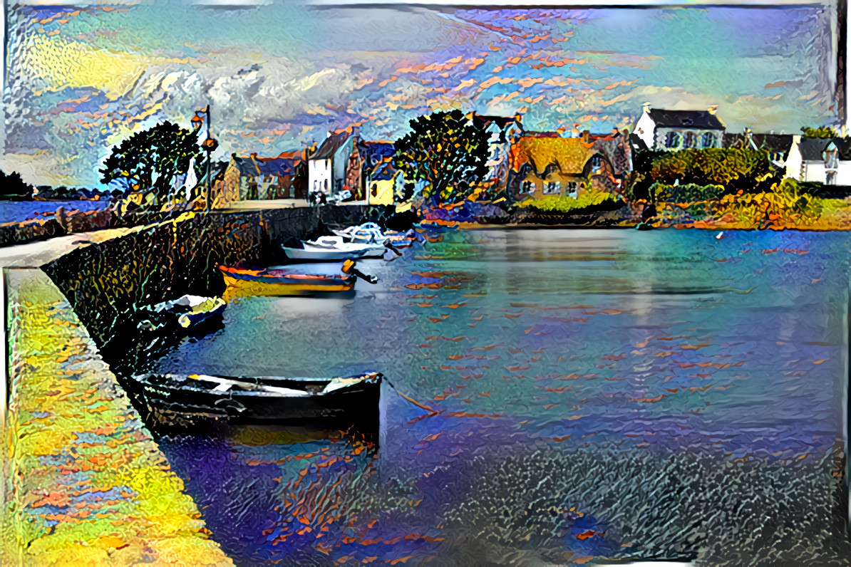 "Causeway in Brittany"  by Unreal from own photo.