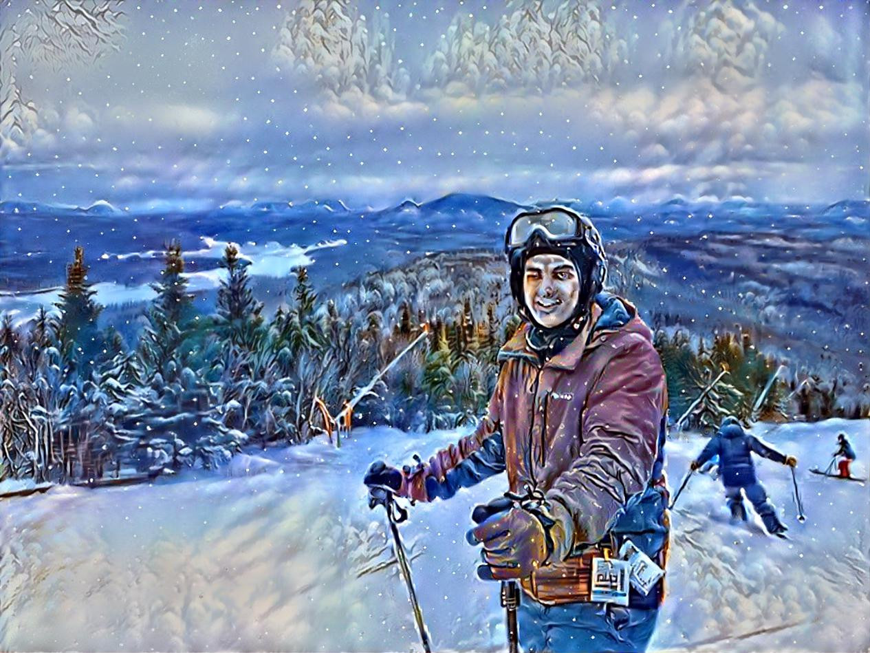 Skiing at Mt Snow in Dover, VT