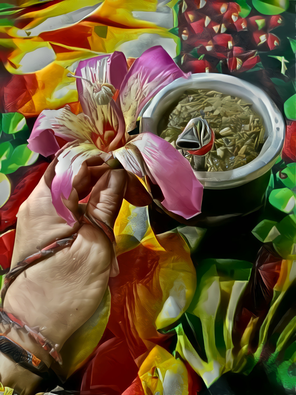 Palo boracho flower con mate