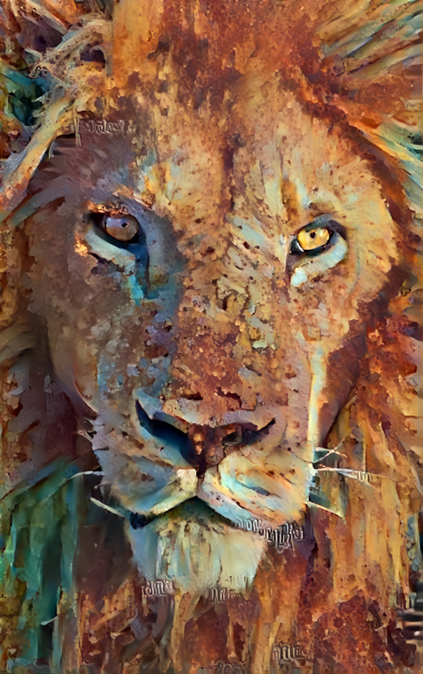 Rust Lion