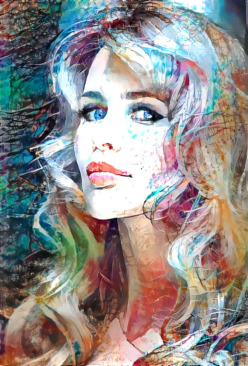 claudia schiffer, art