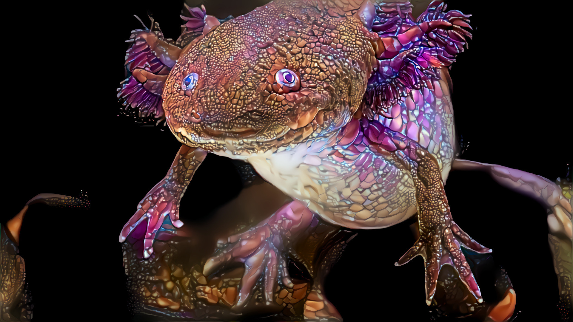 Xiuhtlaltzin, the axolotl from Xochimilco