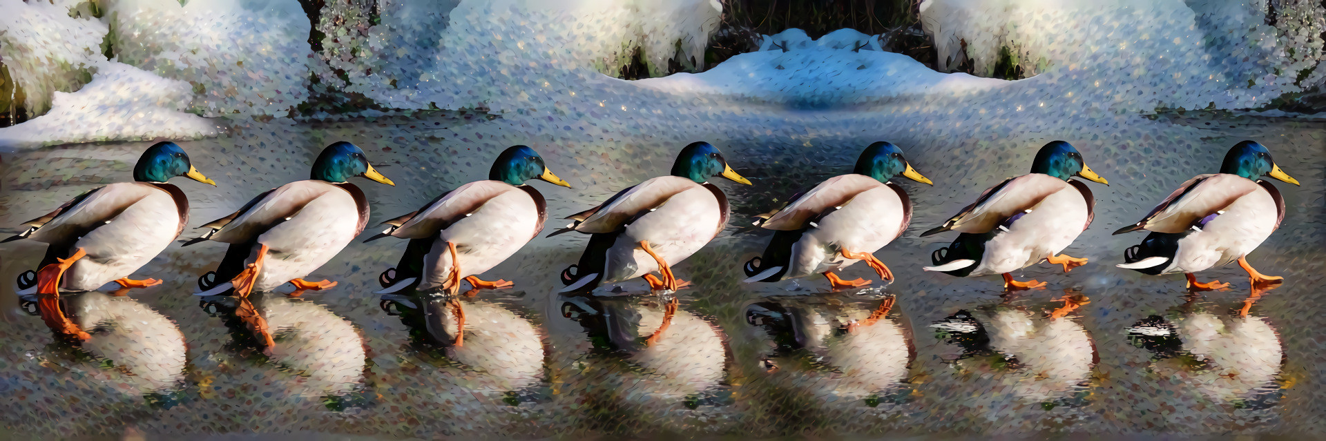 March of the Ice Ducks