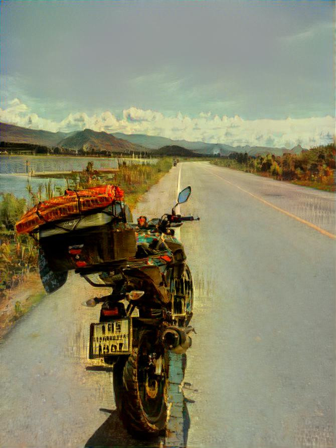 The way back from the river Kwai, Thailand 