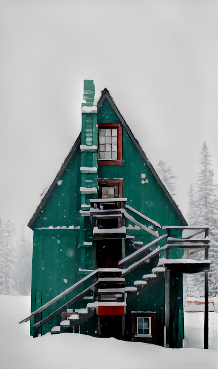 Quirky Green House.  Spout Springs, Oregon. Original photo by Dallas Reedy on Unsplash.