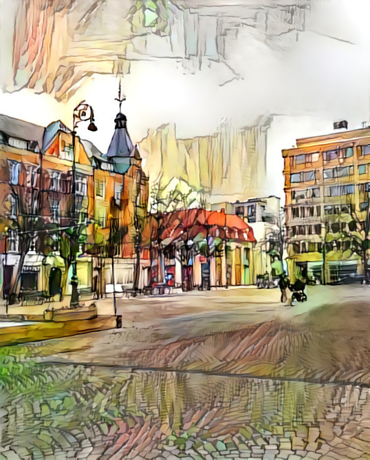 #remake new style old photo #drottningtorget #malmö