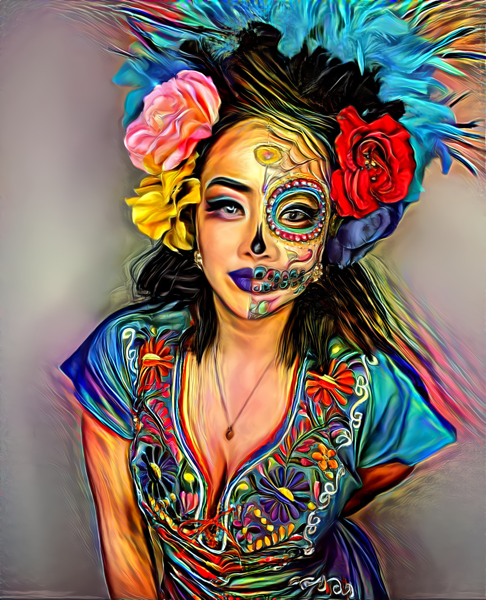 Día de los Muertos - by reddit.com/user/Misscherryb/