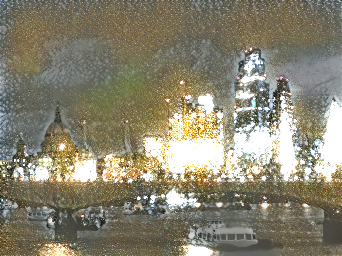 The twinkly lights of London on 24 Feb 2020