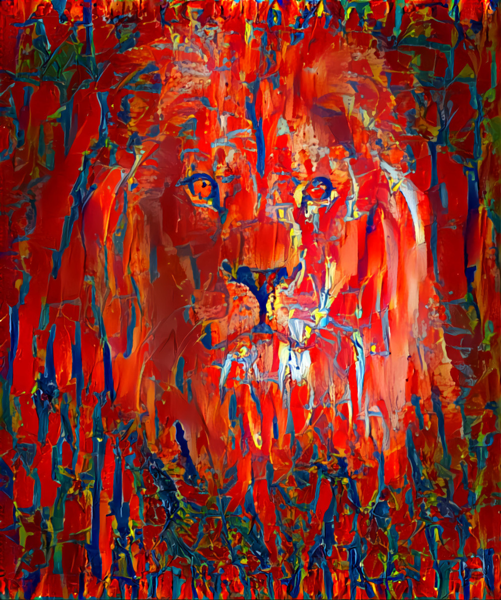 Popart Lion