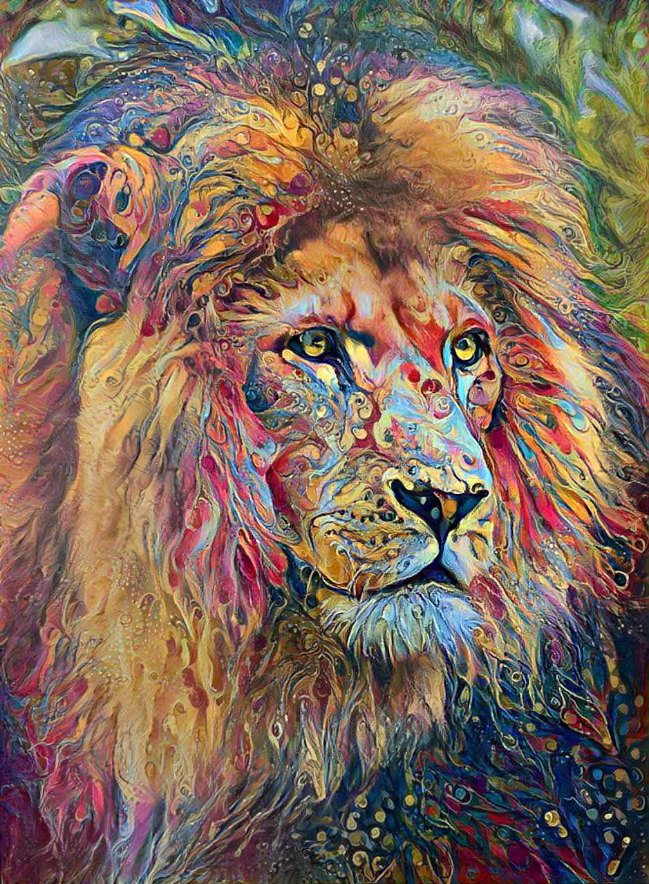 Painted Lion