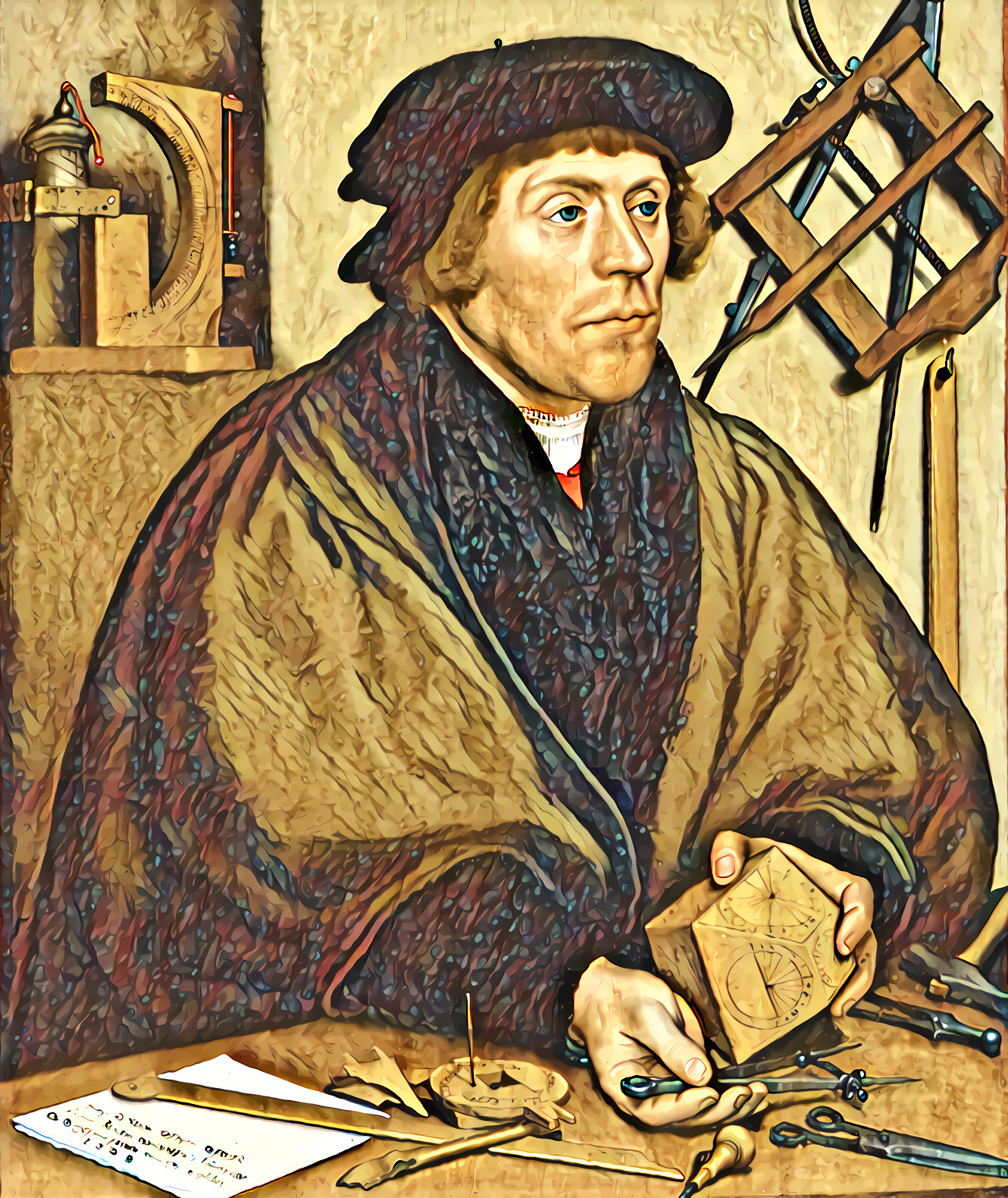 Nicholas Kratzer, King Henry VIII's Astronomer, by Hans Holbein