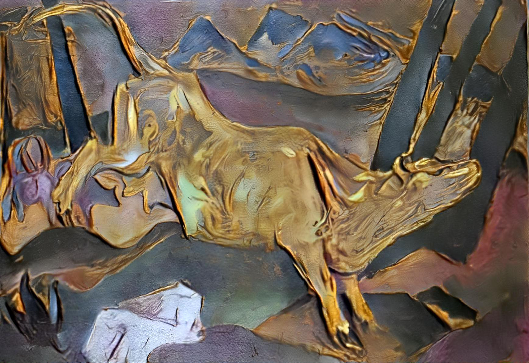 Golden cow