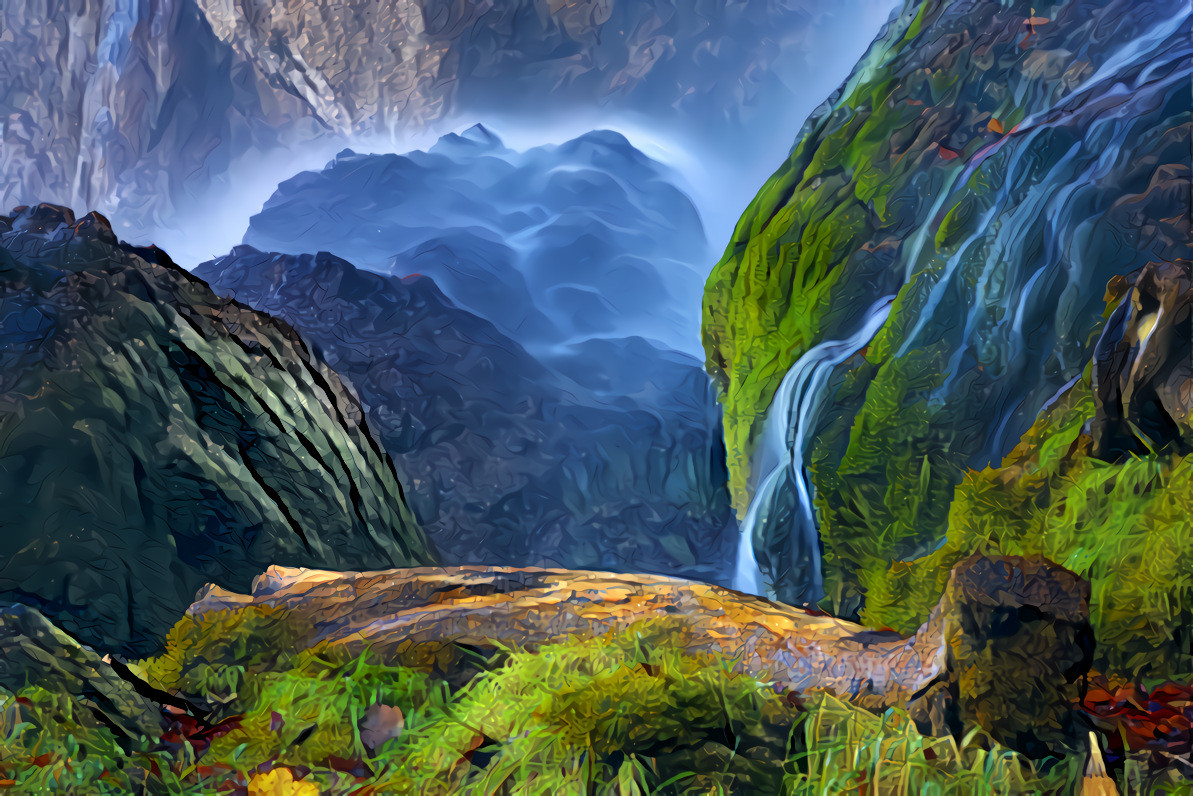 Landscape in Croatia near Lake Plitvice