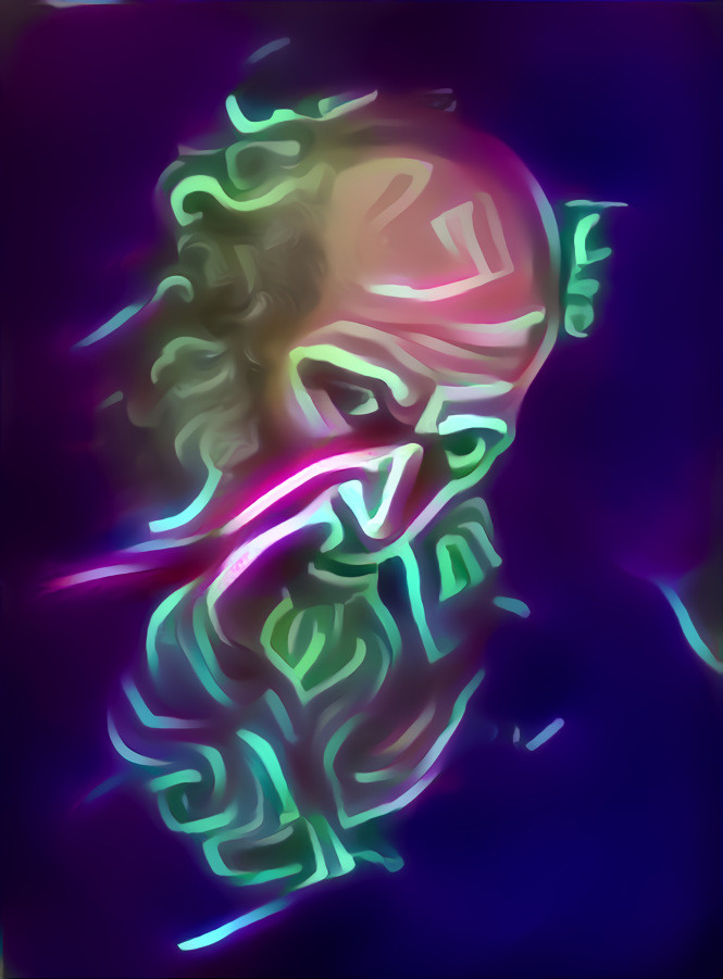 Neon Old Man