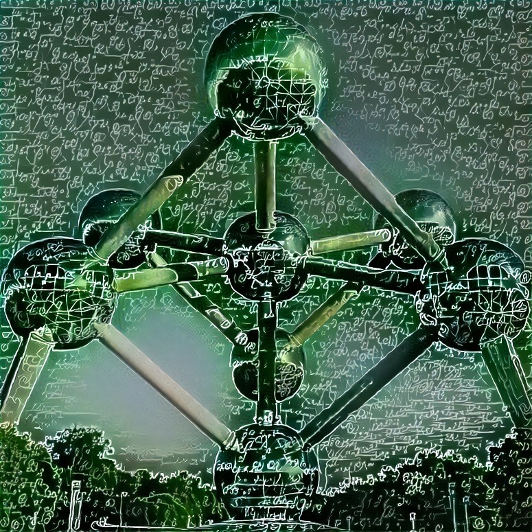 Atomium in Green