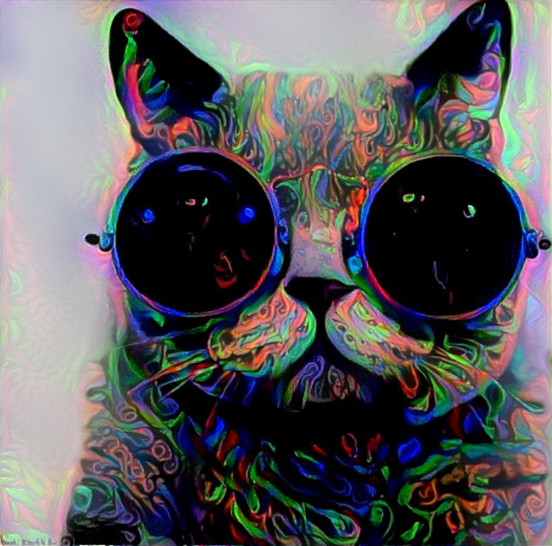 Psychedelic Cat