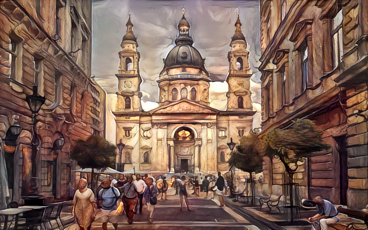 Getting The Shot - St Stephens Basilica - Budapest