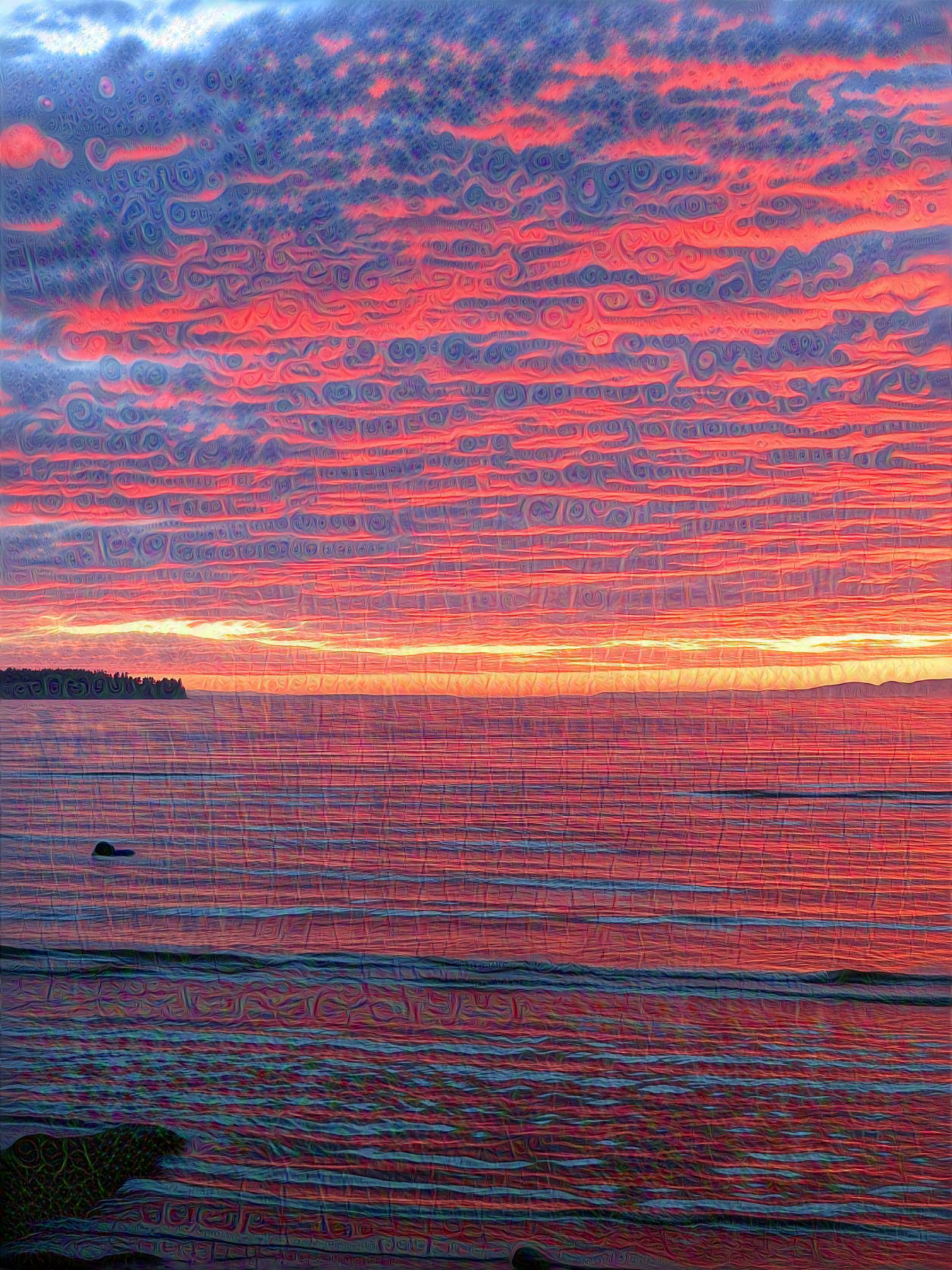 Sunset, Birch Bay WA 8.59pm