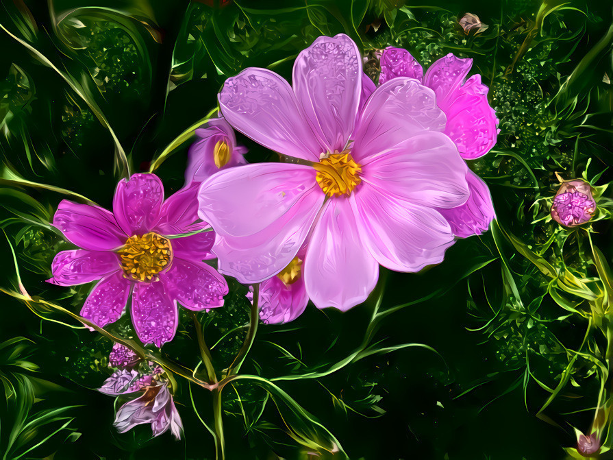 Purple flowers