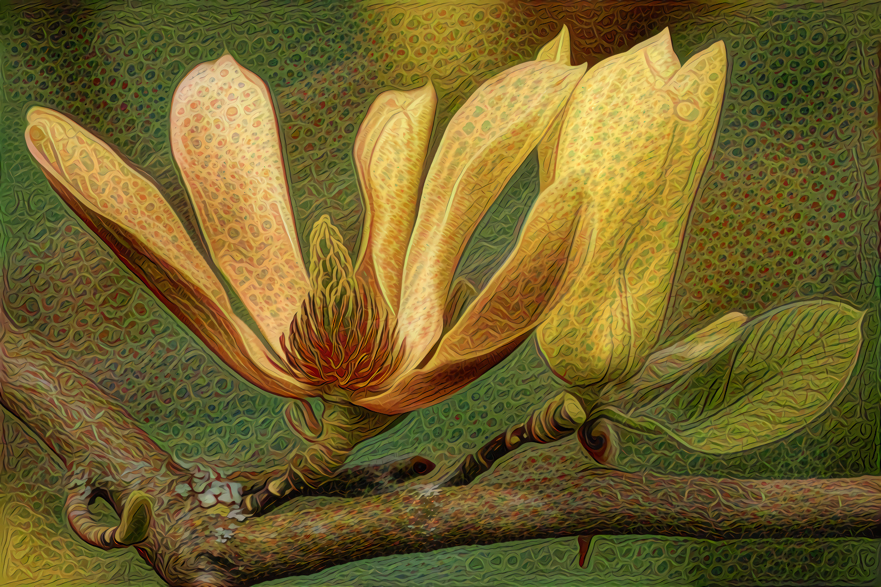 Yellow Magnolia Blossom #2