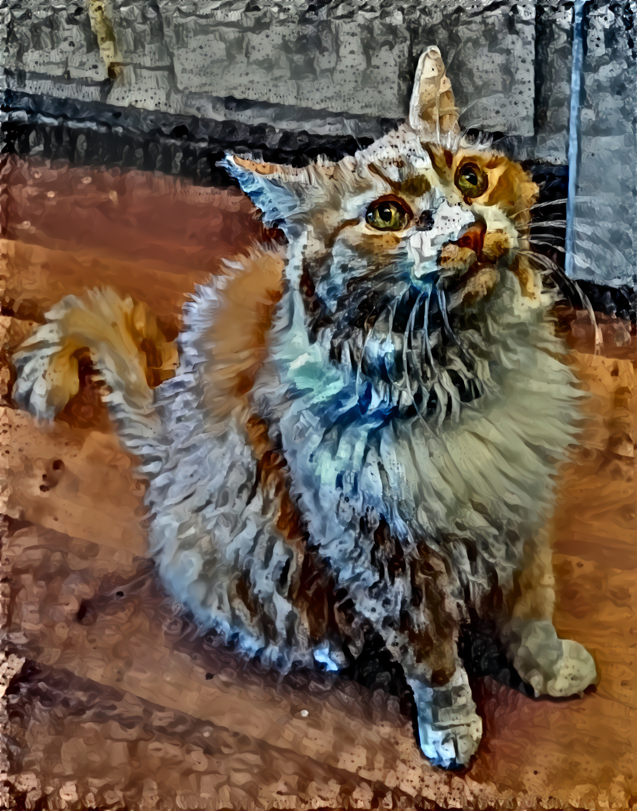 Portrait Of Feline Dignity