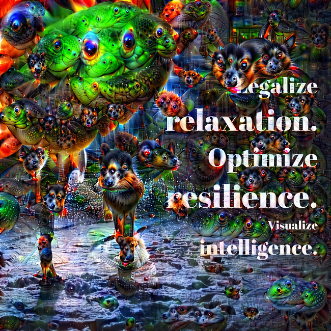 Legalize relaxation. optimize resilience. visualize intelligence.