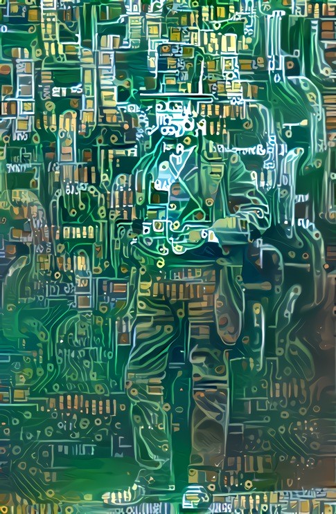 Isambard Kingdom Brunel, but a circuit board. Because.