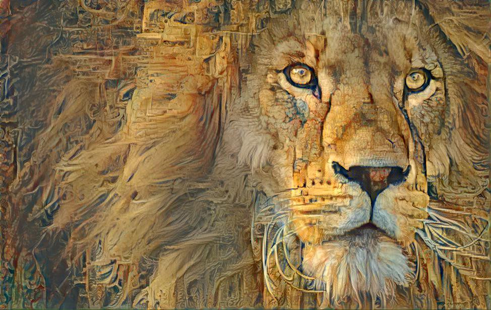 Lion Painting