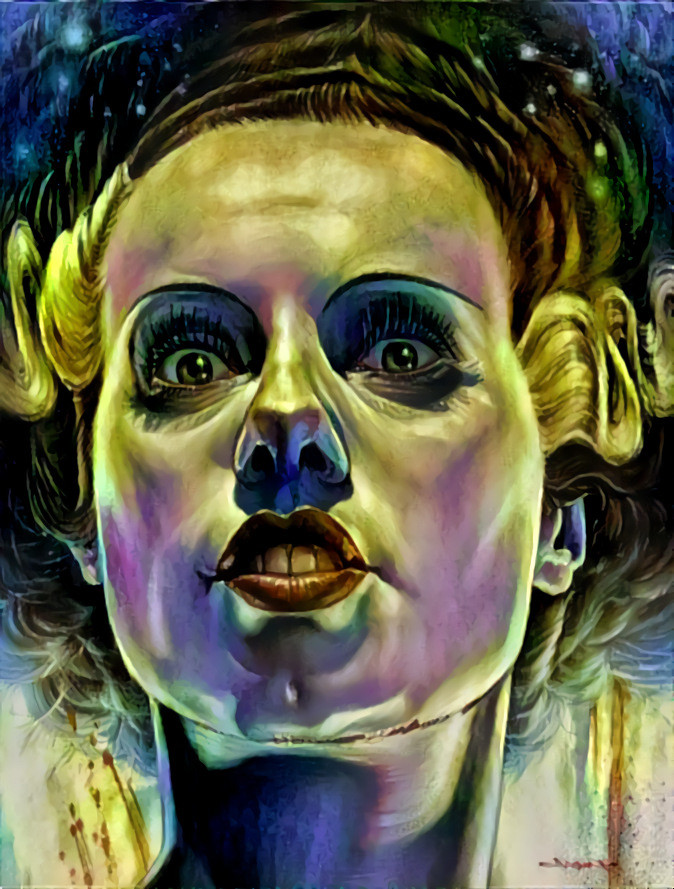 "The bride" (02) _ original artwork by Jason Edmiston