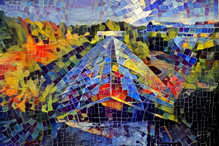 Triangle Mosaic Landscape