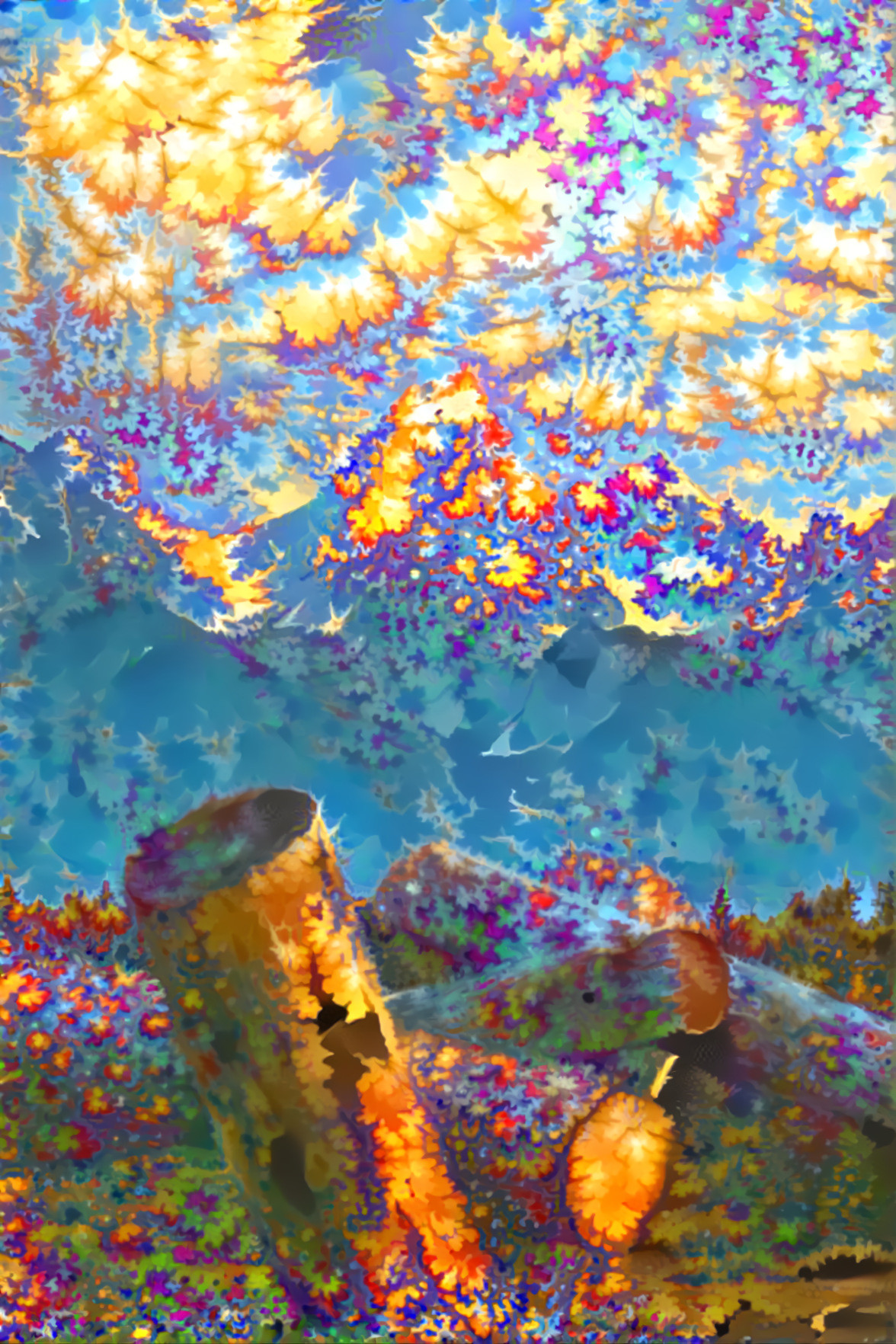 FHD Remix Fractal Mountain