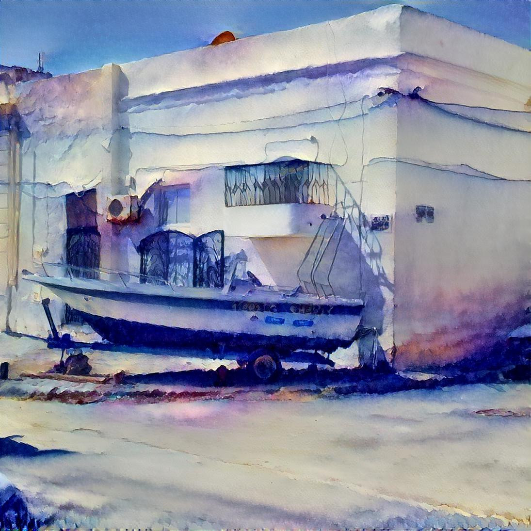 Aquarelle digitae La Goulette Tunisie 2020