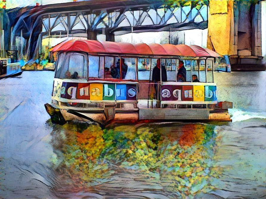 Aquabus on the move. Vancouver