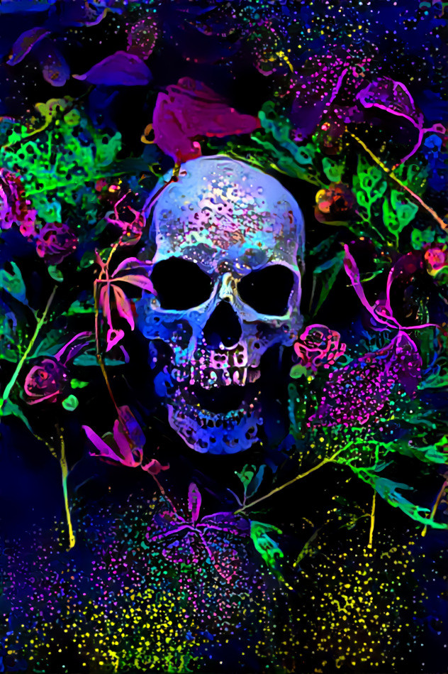 Floral Skull