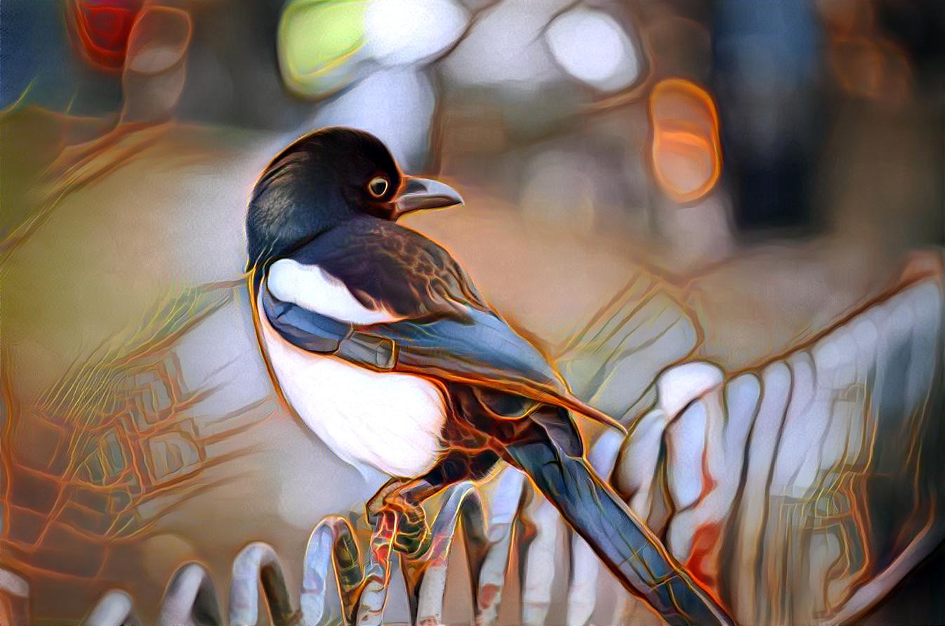 Magpie in London