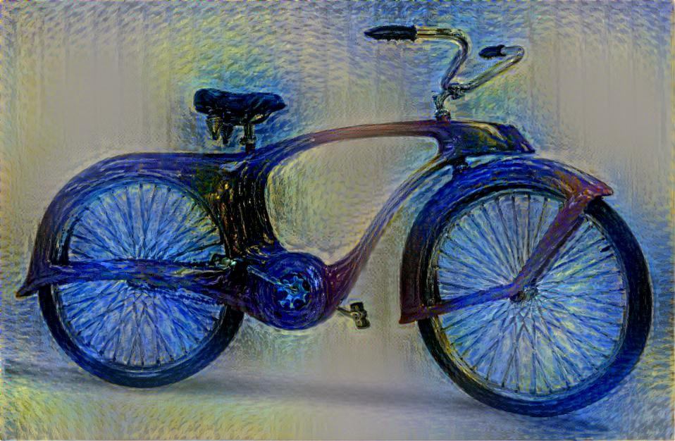 Blue bike