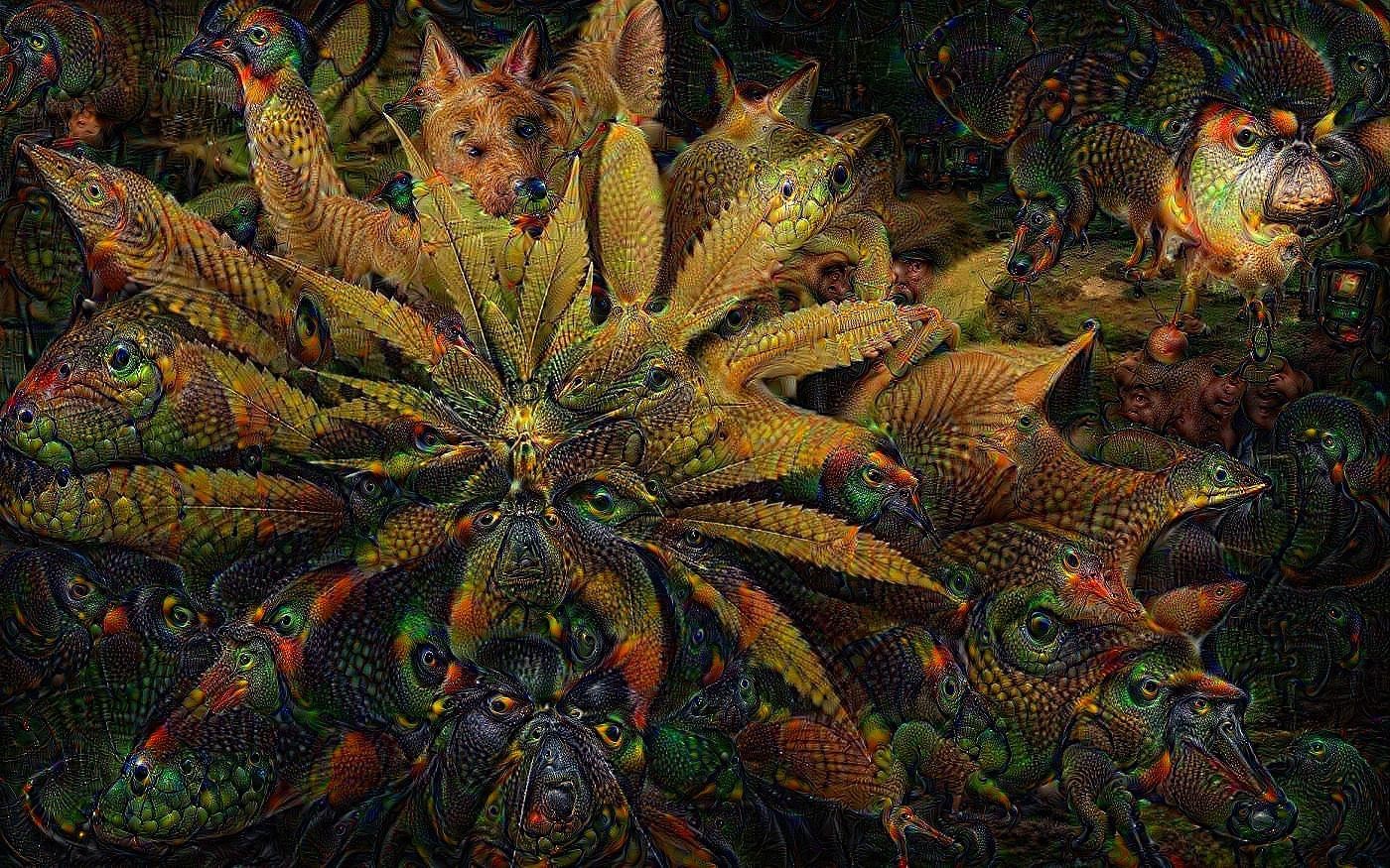 Deep Dream: Cannabis 3