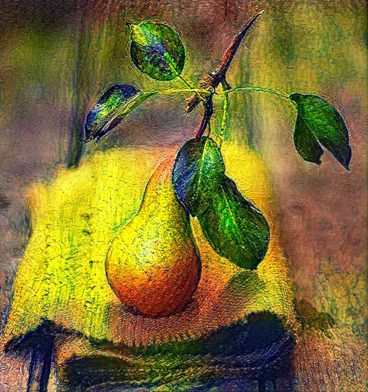 Pear Still Life