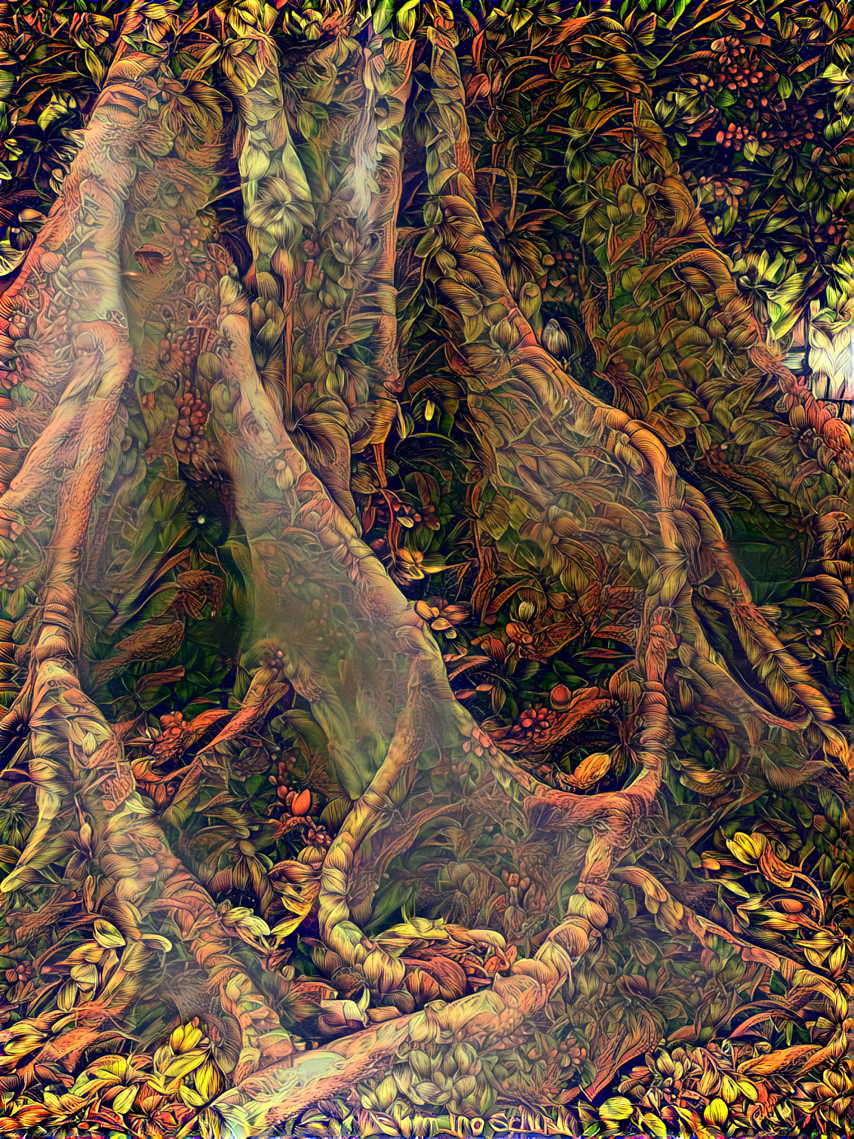 Ficus Roots