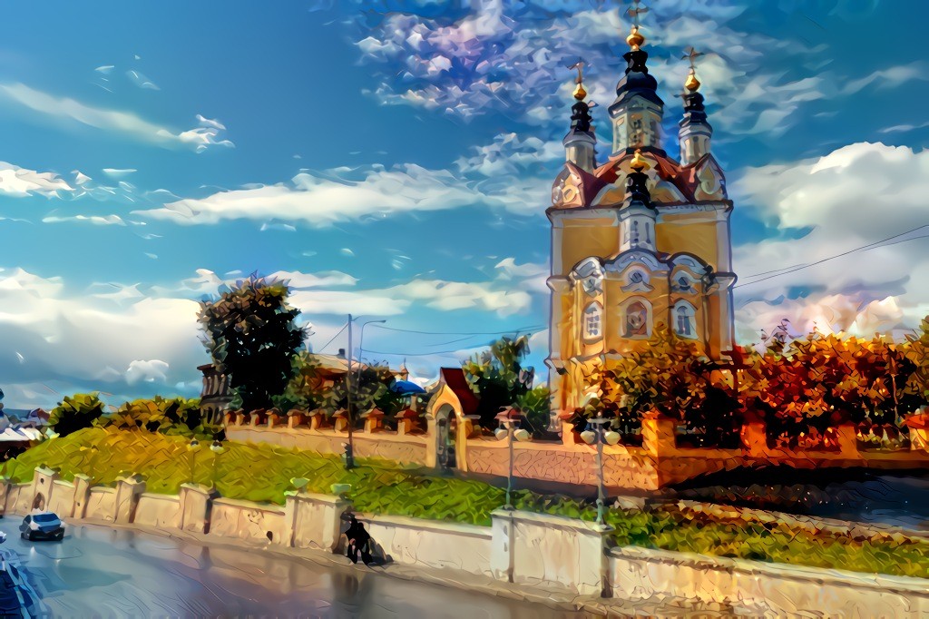 Church of the Resurrection in Tomsk(1807) first built in 1622