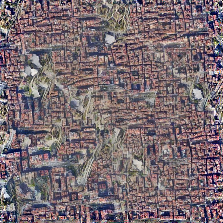 Naturalistic procedural city