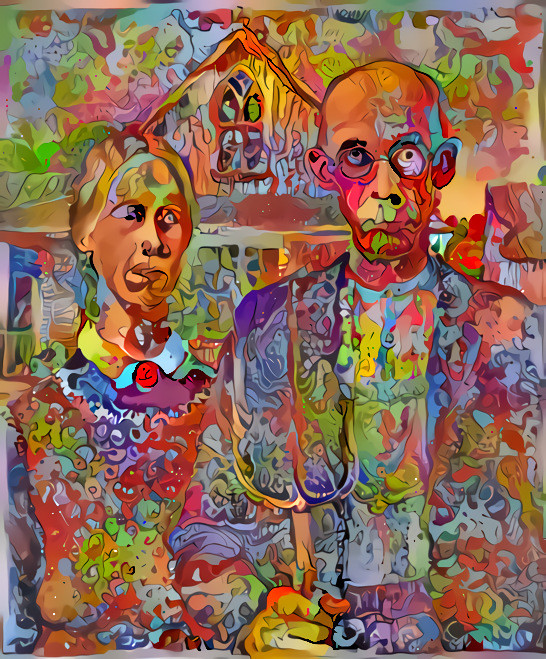 Grant Woods American Hippie Gothic