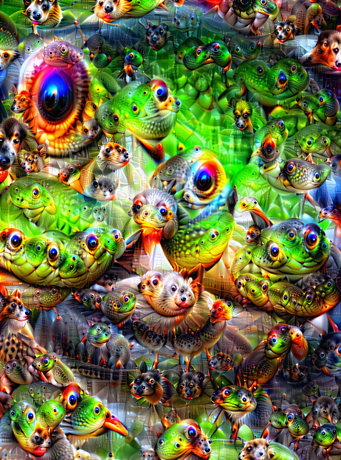 Deep dream experiment