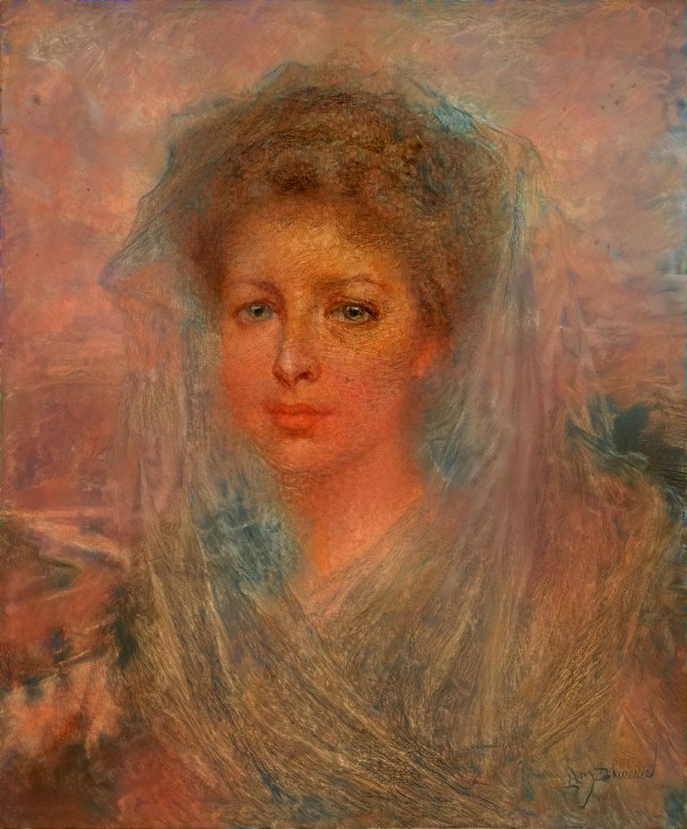 Jeune fille au voile bleu by Lucien Lévy-Dhurmer + Hélène de Troie by Lucien Lévy-Dhurmer