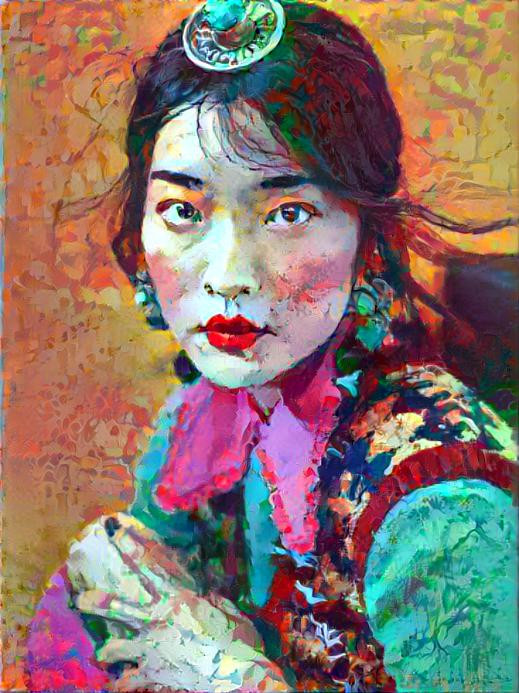 Tibetan girl